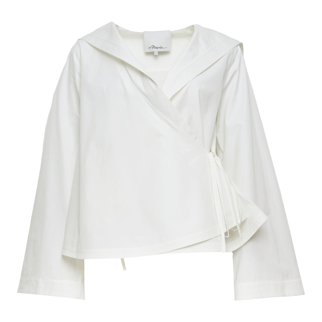 3.1 Phillip Lim Long Sleeve Sailor Wrap Shirt – Available at Club 21, Official Retailer in Singapore, Malaysia & Thailand with Global Shipping Online