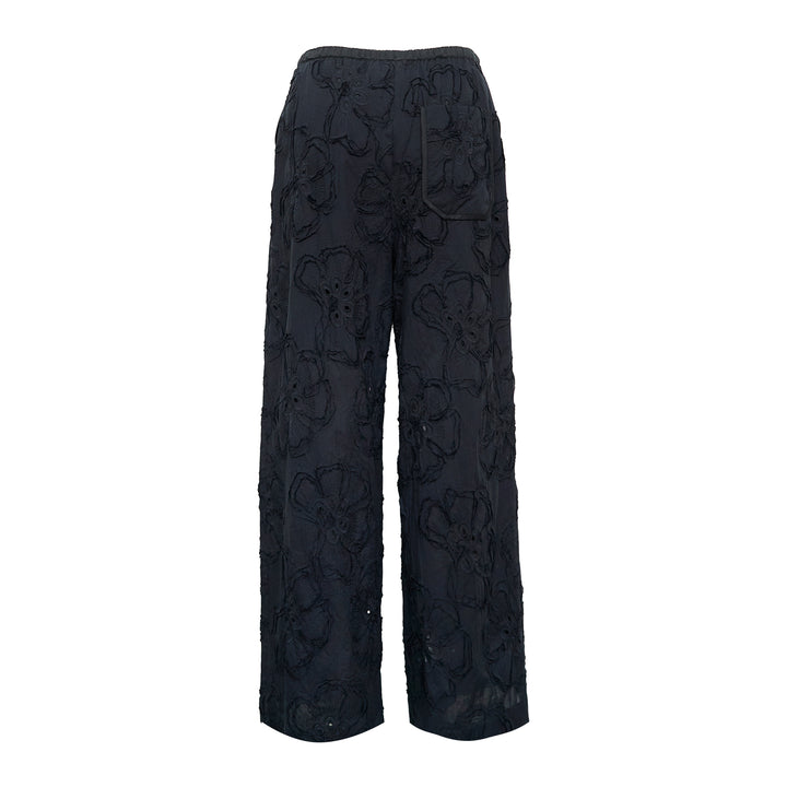 3.1 Phillip Lim 3D Flower Embroidered Straight Pants – Available at Club 21, Official Retailer in Singapore, Malaysia & Thailand with Global Shipping Online