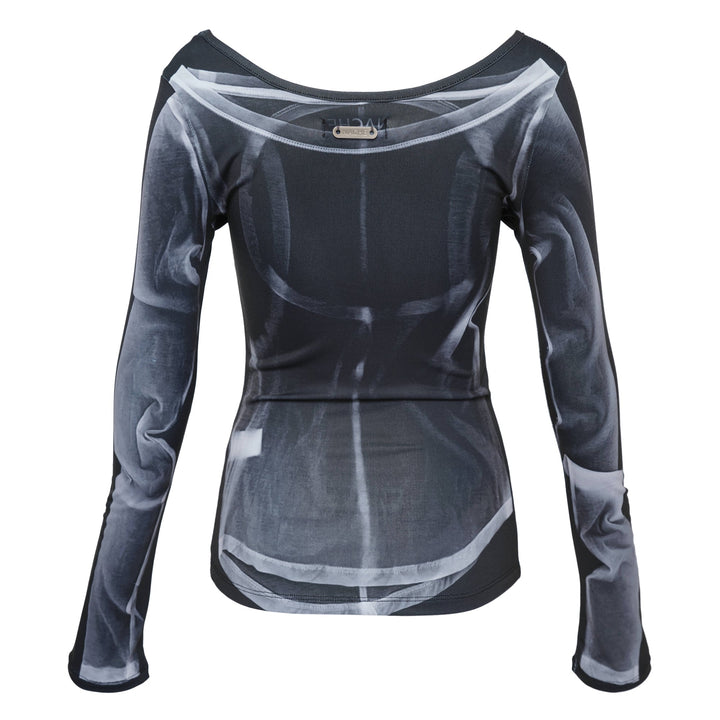 X-Ray Printed Long Sleeve Top