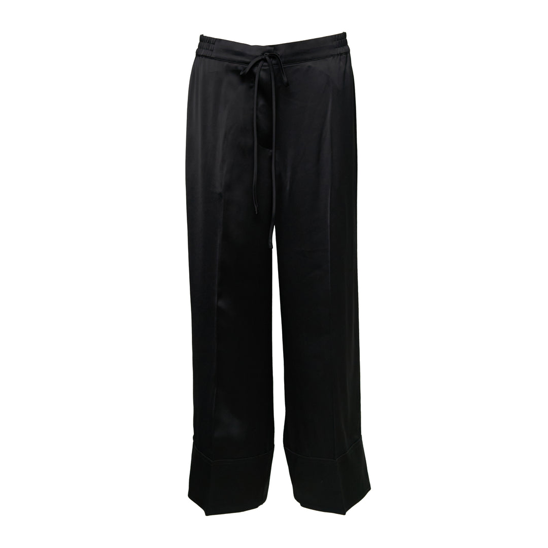 Satin Drawstring Trousers