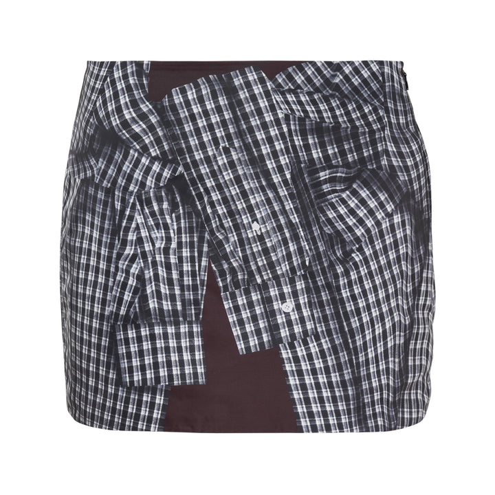 We11done Trompe-L'Oeil Skirt – Available at Club 21, Official Retailer in Singapore, Malaysia & Thailand with Global Shipping Online