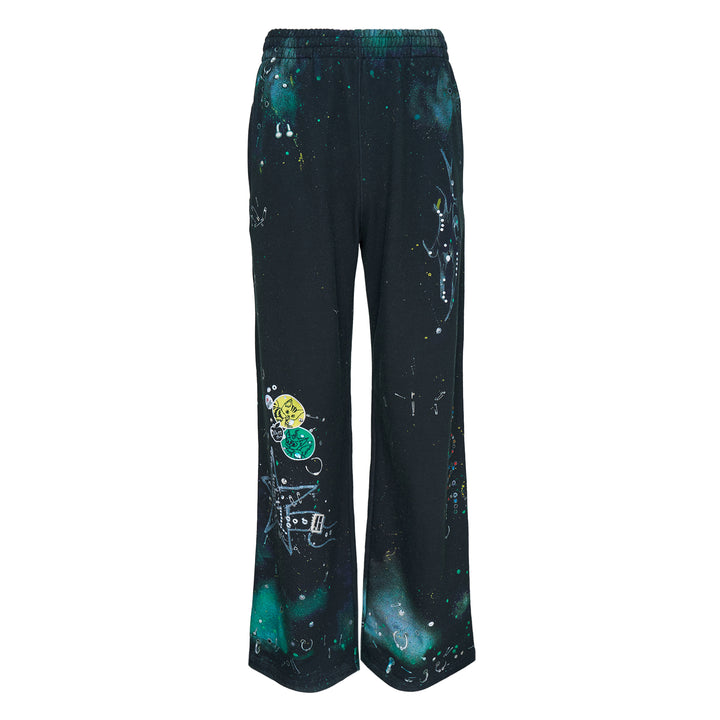 Black Trompe-L'oeil Printed Sweatpants