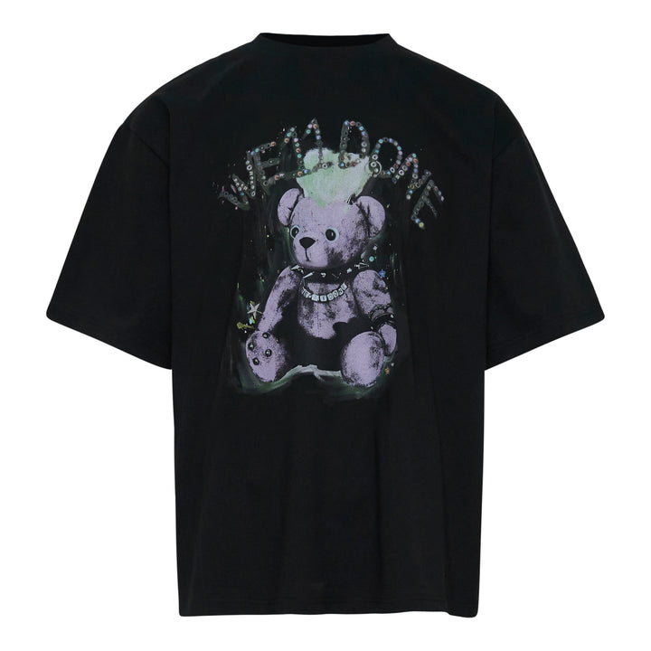 We11done Black Punk Teddy T-Shirt – Available at Club 21, Official Retailer in Singapore, Malaysia & Thailand with Global Shipping Online
