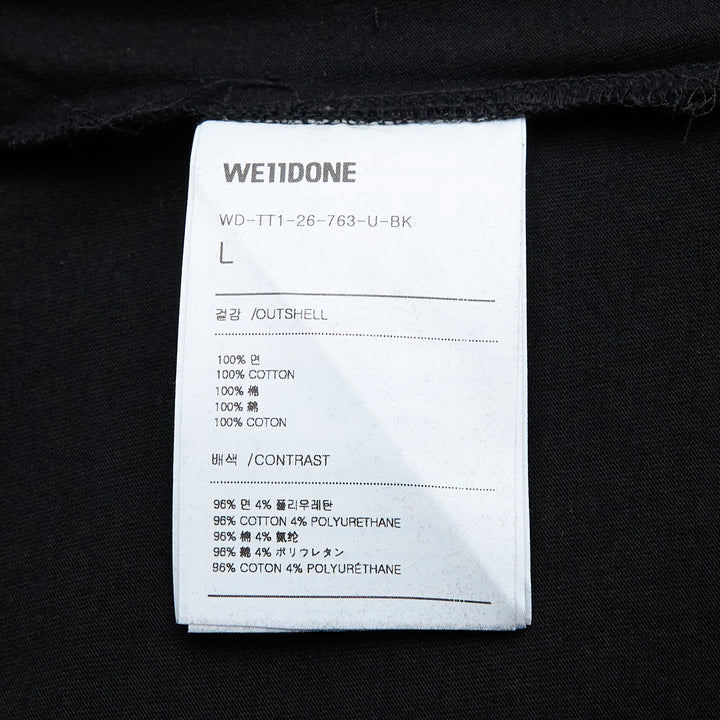We11done Black Punk Teddy T-Shirt – Available at Club 21, Official Retailer in Singapore, Malaysia & Thailand with Global Shipping Online