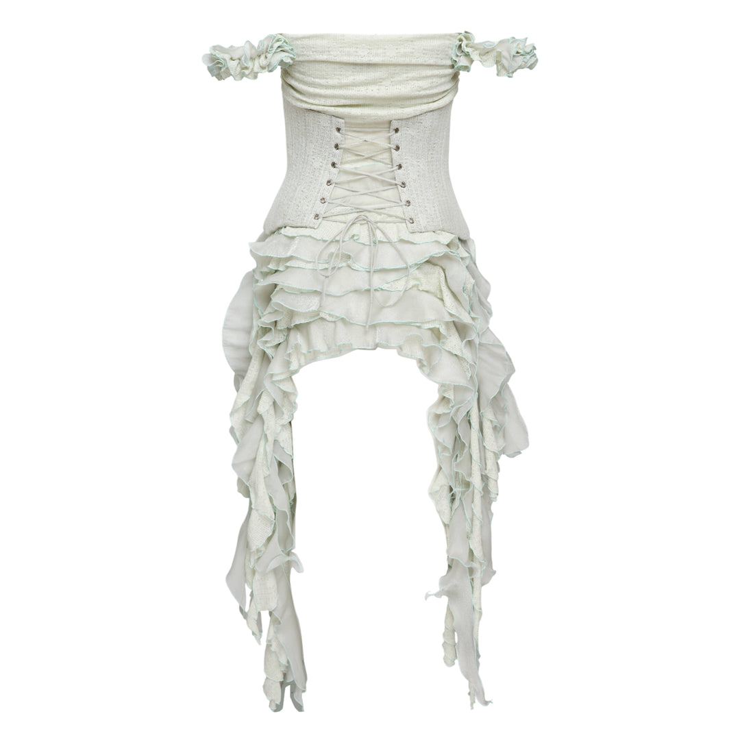 Strapless Ruffle Dress