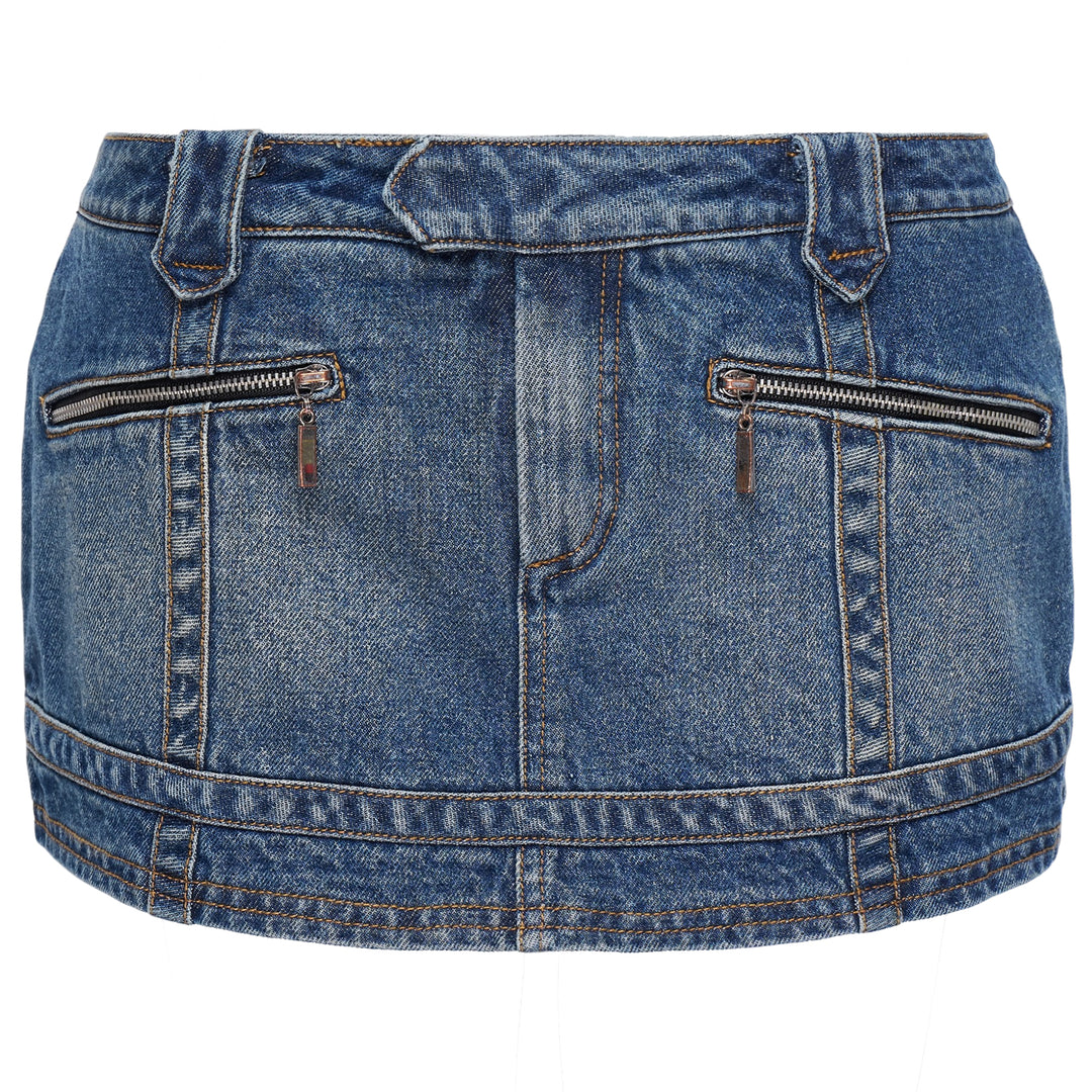 Denim Mini Skirt