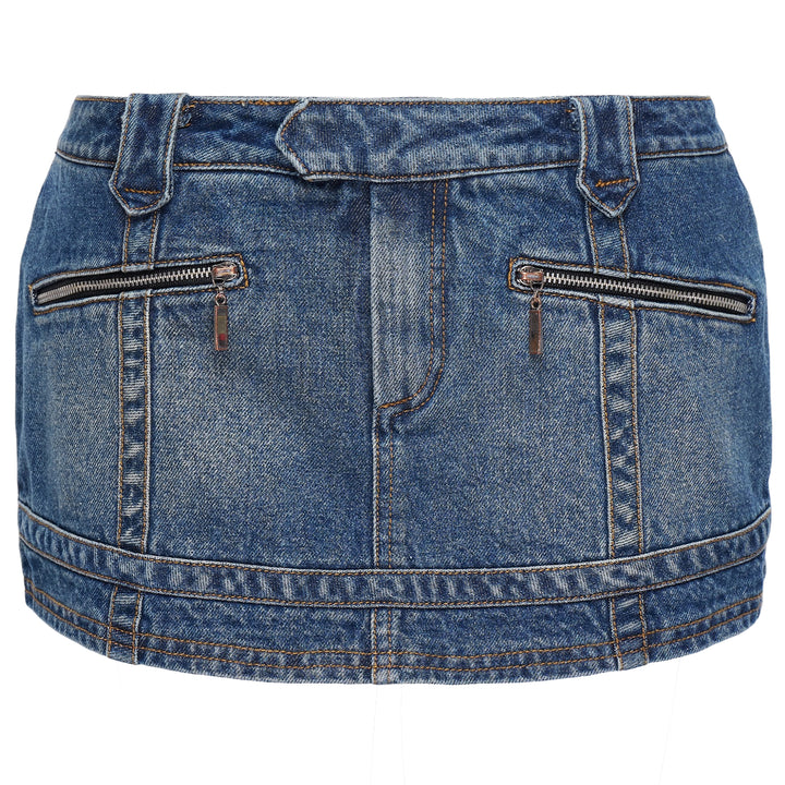 Denim Mini Skirt