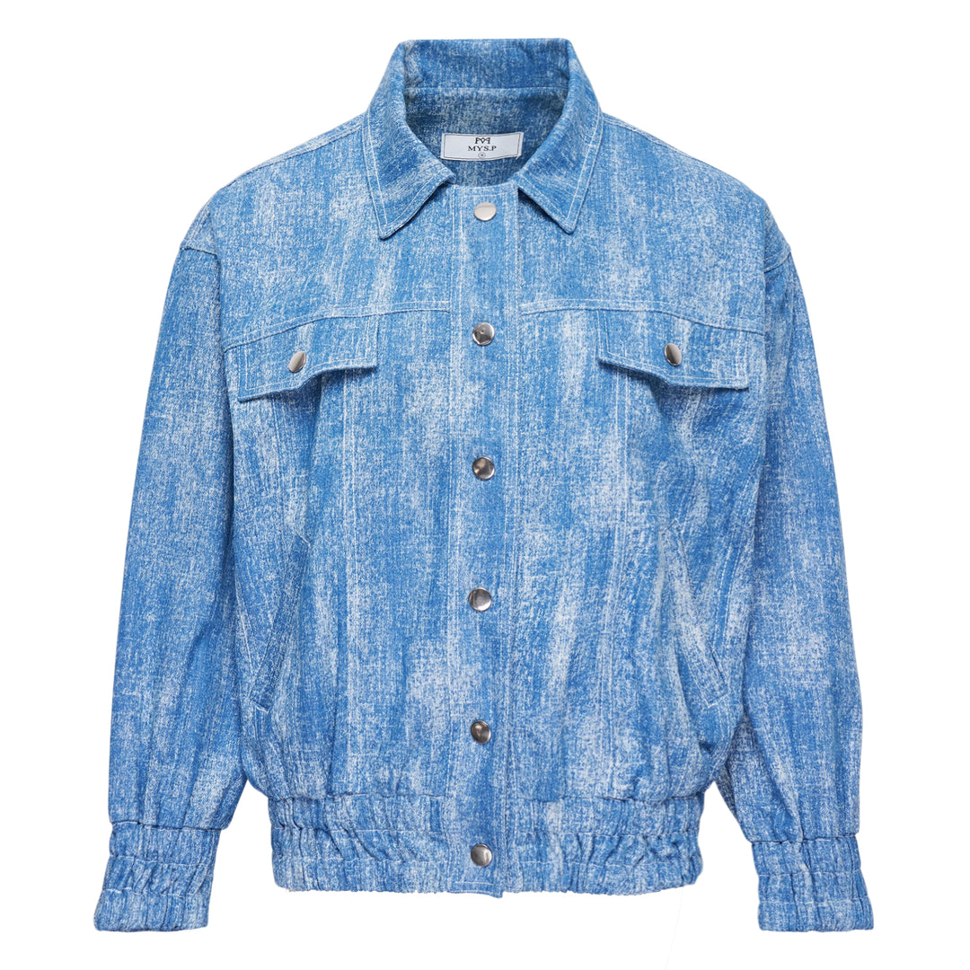 Denim Bomber Jacket