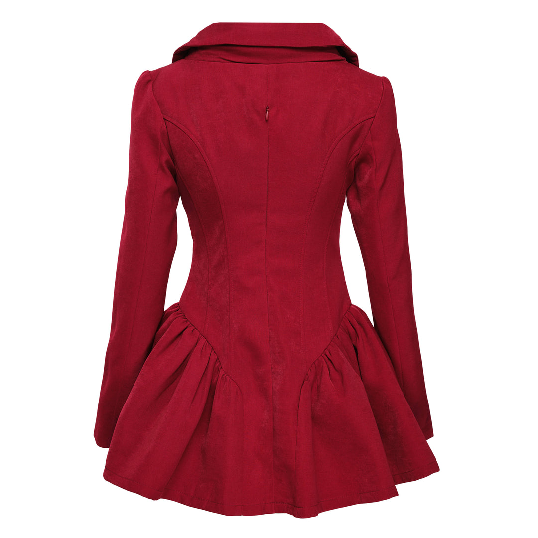 Red Fit and Flare Dress