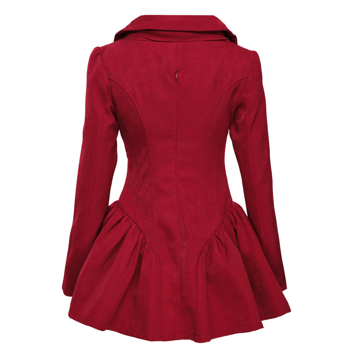 Red Fit and Flare Dress
