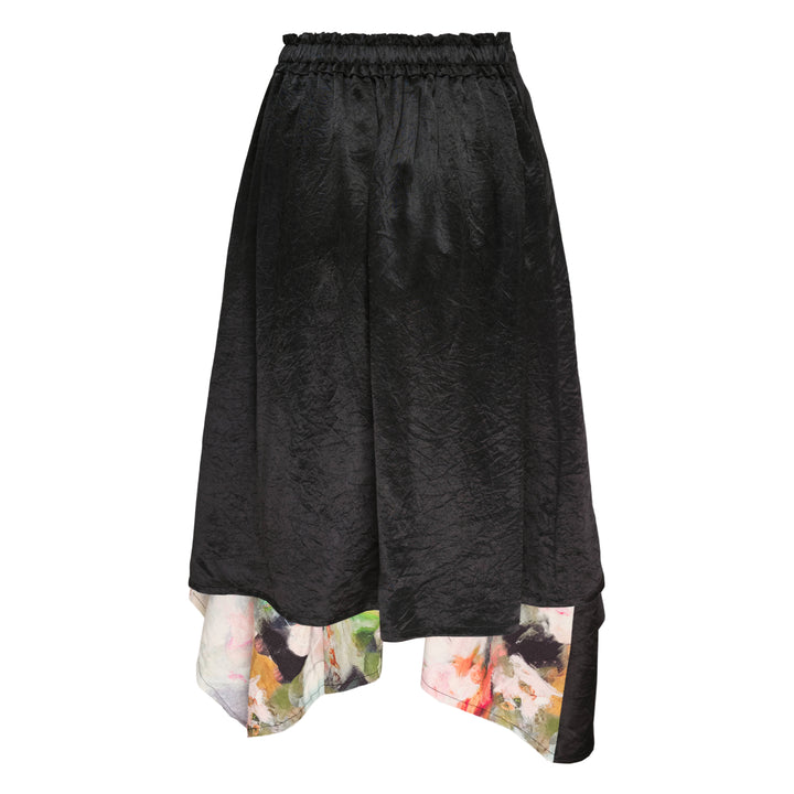 Caroline Hu Pink Print Slashing Layered Skirt – Available at Club 21, Official Retailer in Singapore, Malaysia & Thailand with Global Shipping Online