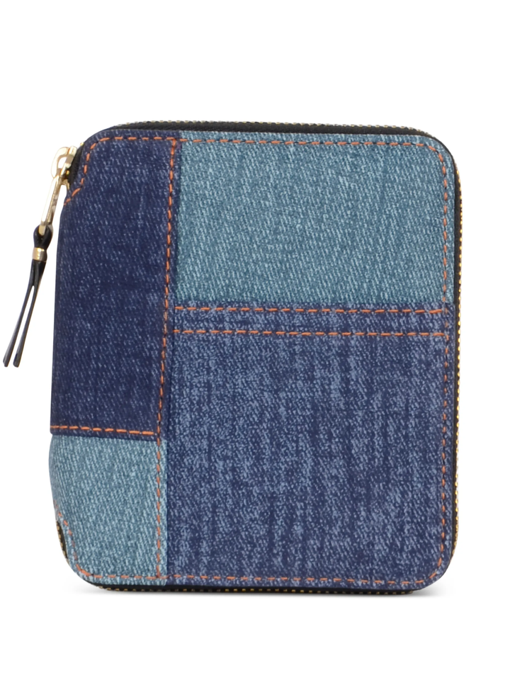 Denim Pocket Zip Wallet