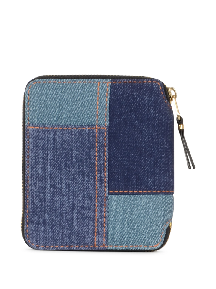 Denim Pocket Zip Wallet