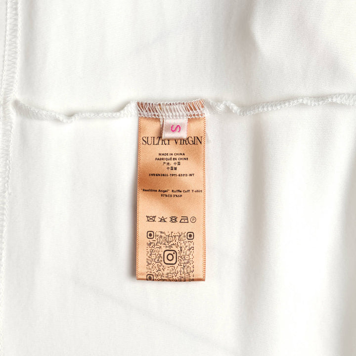 Realtime Angel Ruffle Cuff Tee