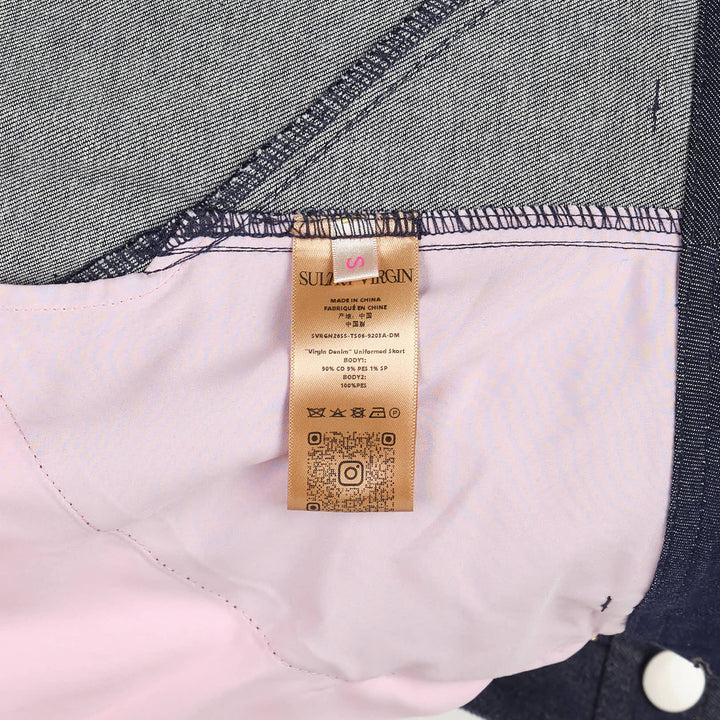 Virgin Denim Uniformed Skort