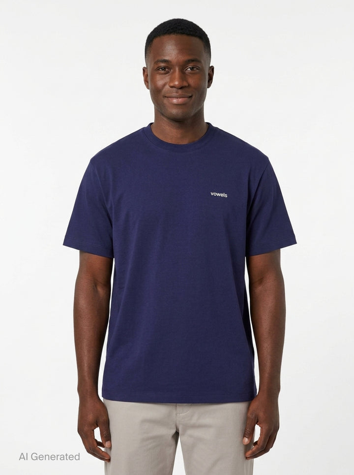 Classic Short Sleeve Tee | Vowels | Club21 - front