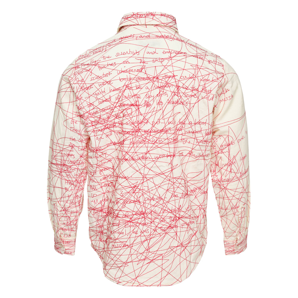 KidSuper Studios Manuscript Embroidered Shirt – Available at Club 21, Official Retailer in Singapore, Malaysia & Thailand with Global Shipping Online