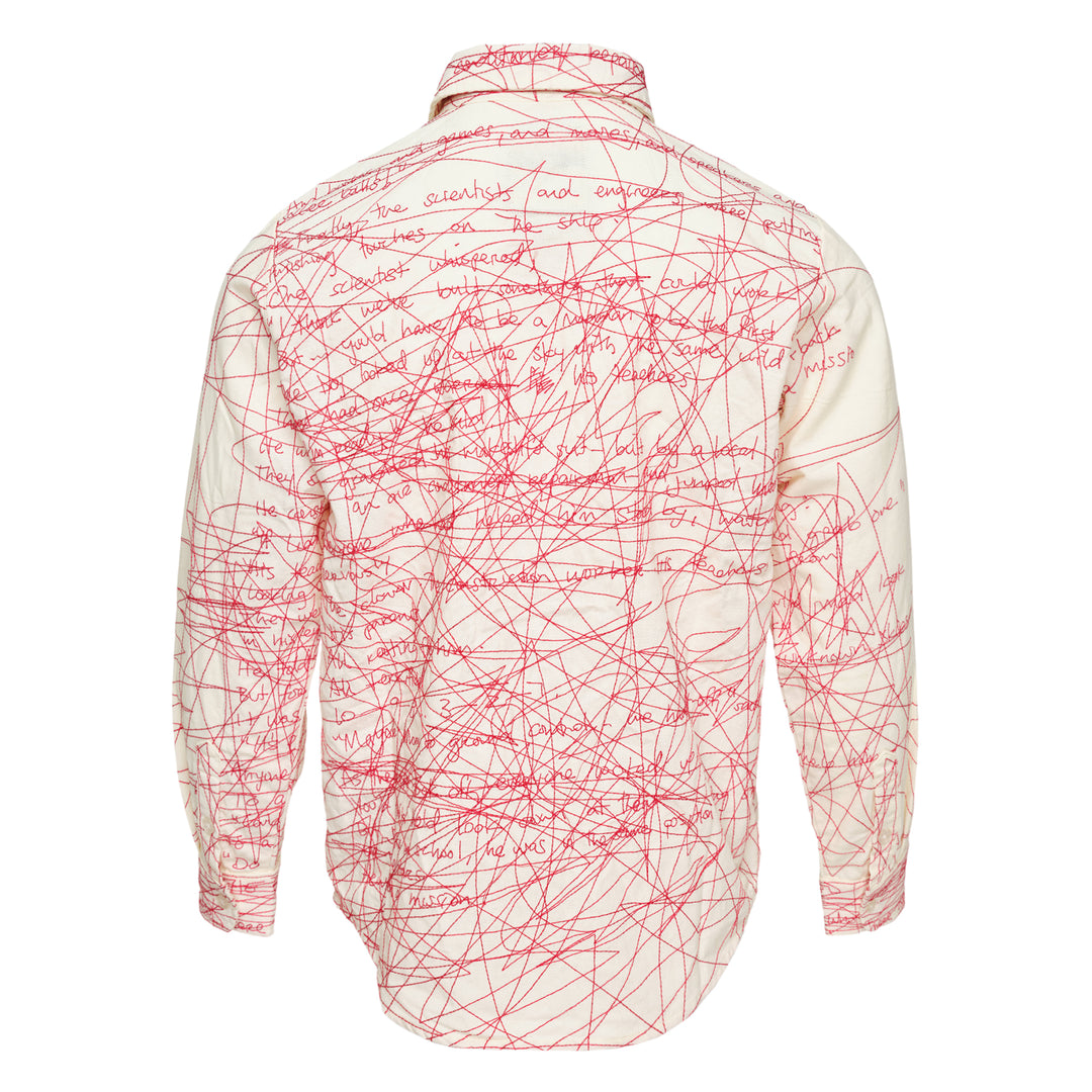 KidSuper Studios Manuscript Embroidered Shirt – Available at Club 21, Official Retailer in Singapore, Malaysia & Thailand with Global Shipping Online