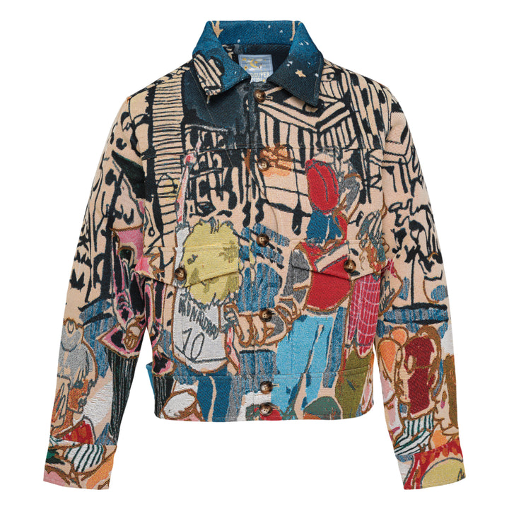 KidSuper Studios Jacquard Pocket Detail Jacket – Available at Club 21, Official Retailer in Singapore, Malaysia & Thailand with Global Shipping Online