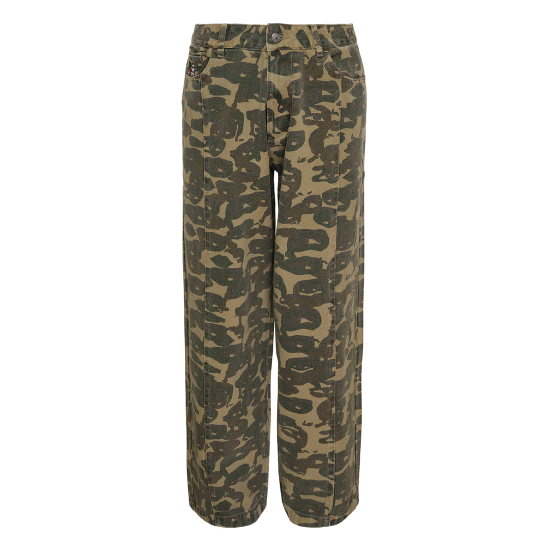 KidSuper Studios Face Camo Wide Leg Jeans – Available at Club 21, Official Retailer in Singapore, Malaysia & Thailand with Global Shipping Online