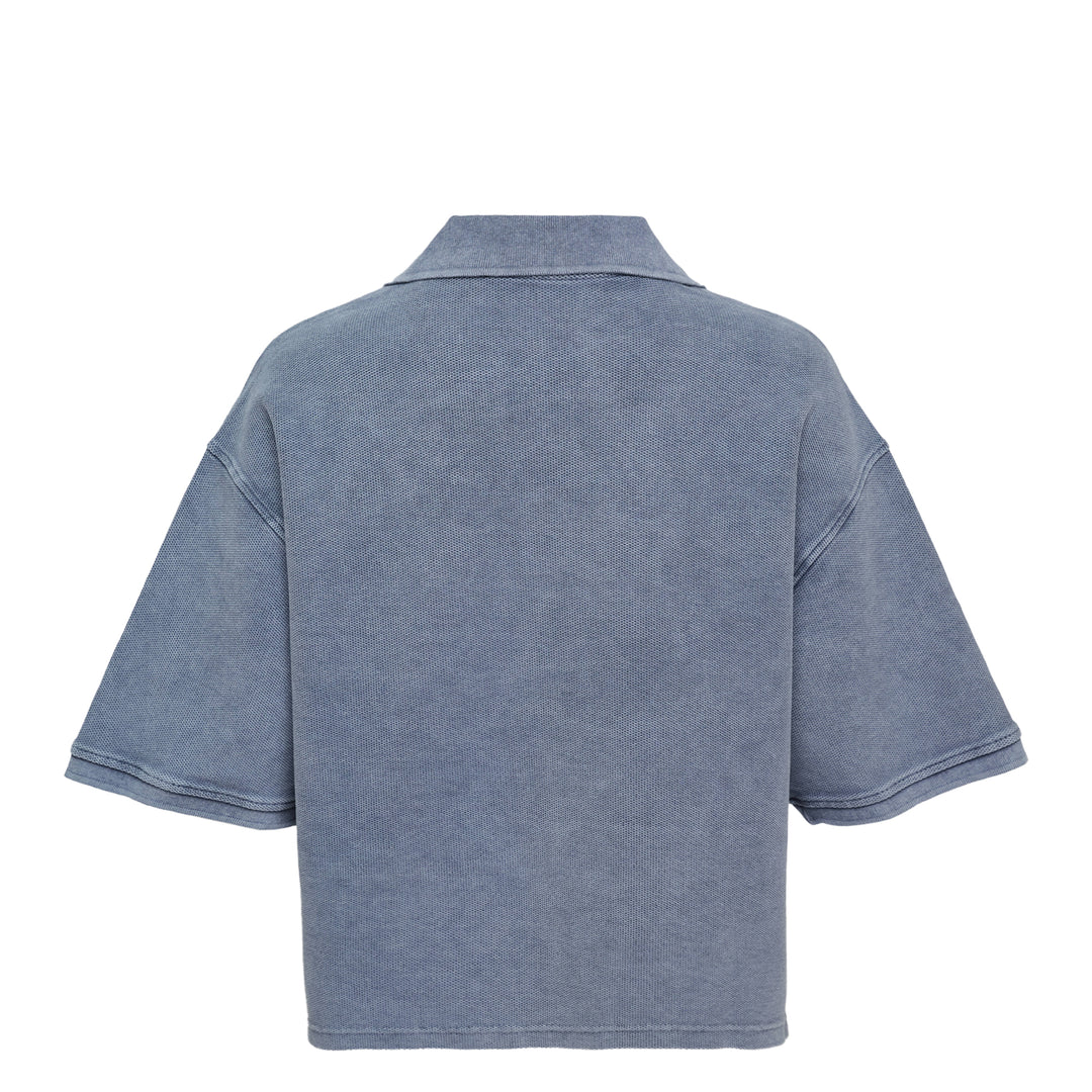 Alexander Wang Oversized High-Low Polo Top – Available at Club 21, Official Retailer in Singapore, Malaysia & Thailand with Global Shipping Online