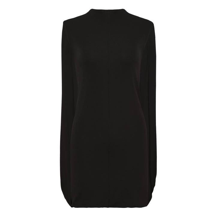 Fitted Mini Dress With Drape Back