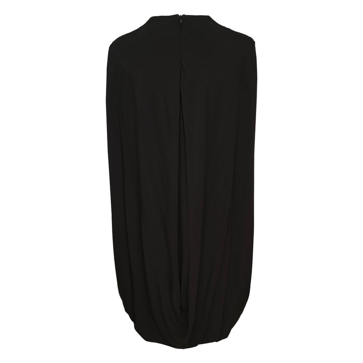 Fitted Mini Dress With Drape Back