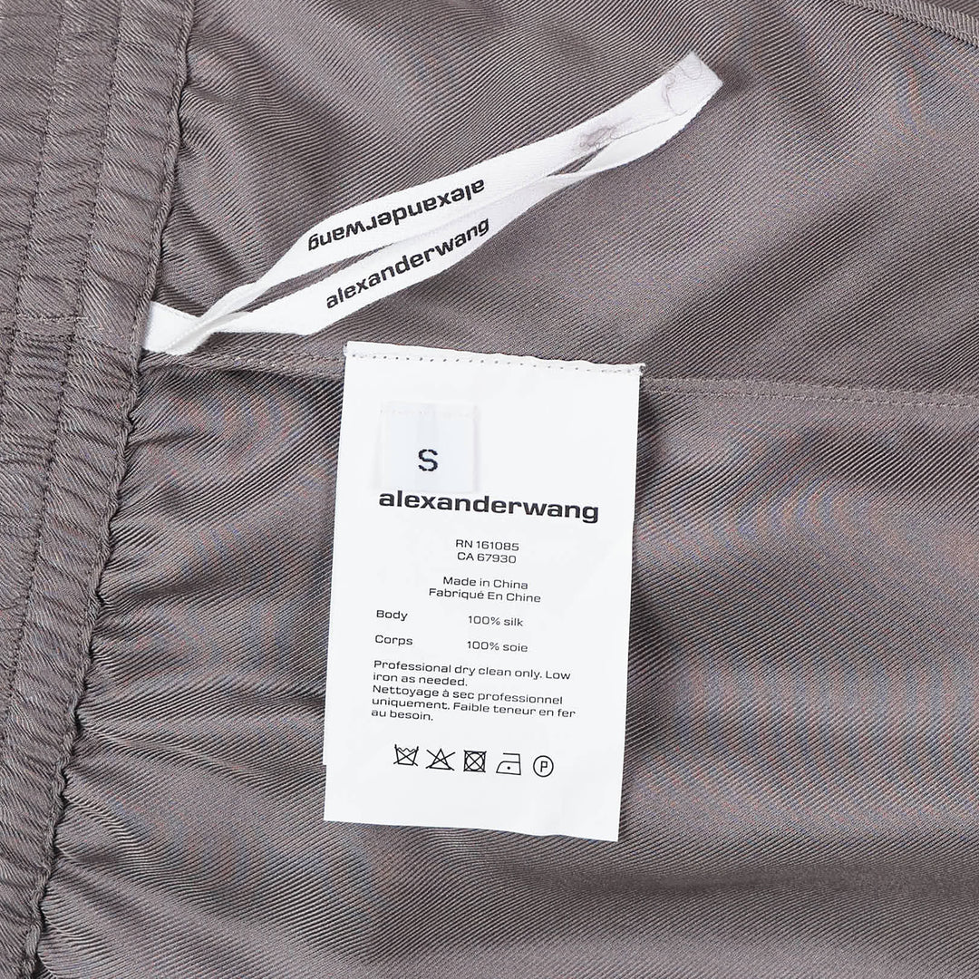 High-Rise Mini Track Shorts