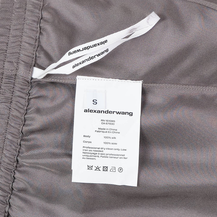 High-Rise Mini Track Shorts