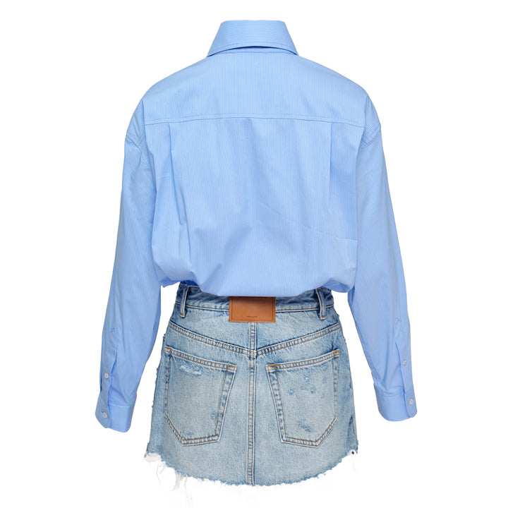 Prestyled Button Down Skort Romper