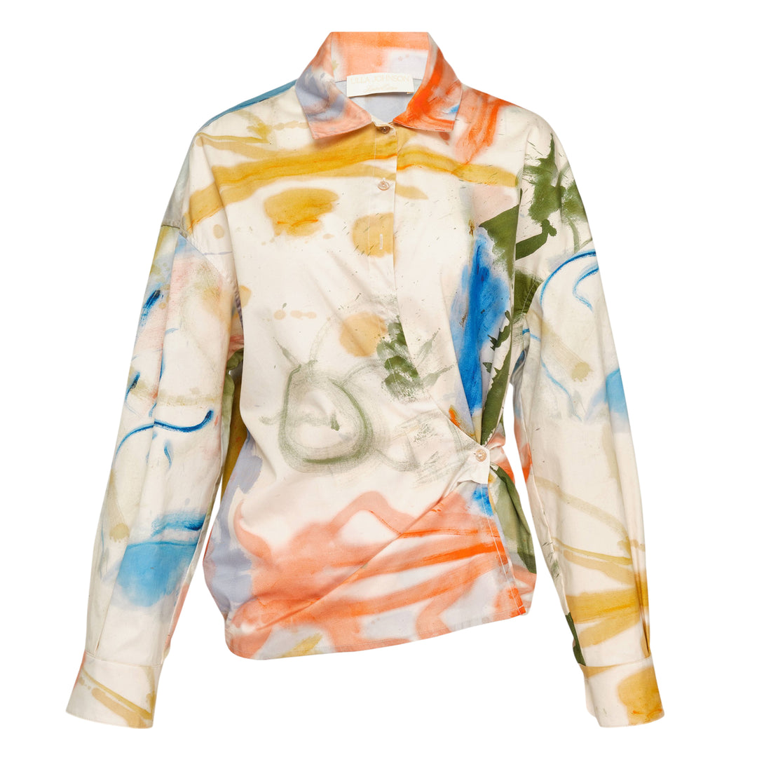 Artist Long Sleeve Cotton Blouse