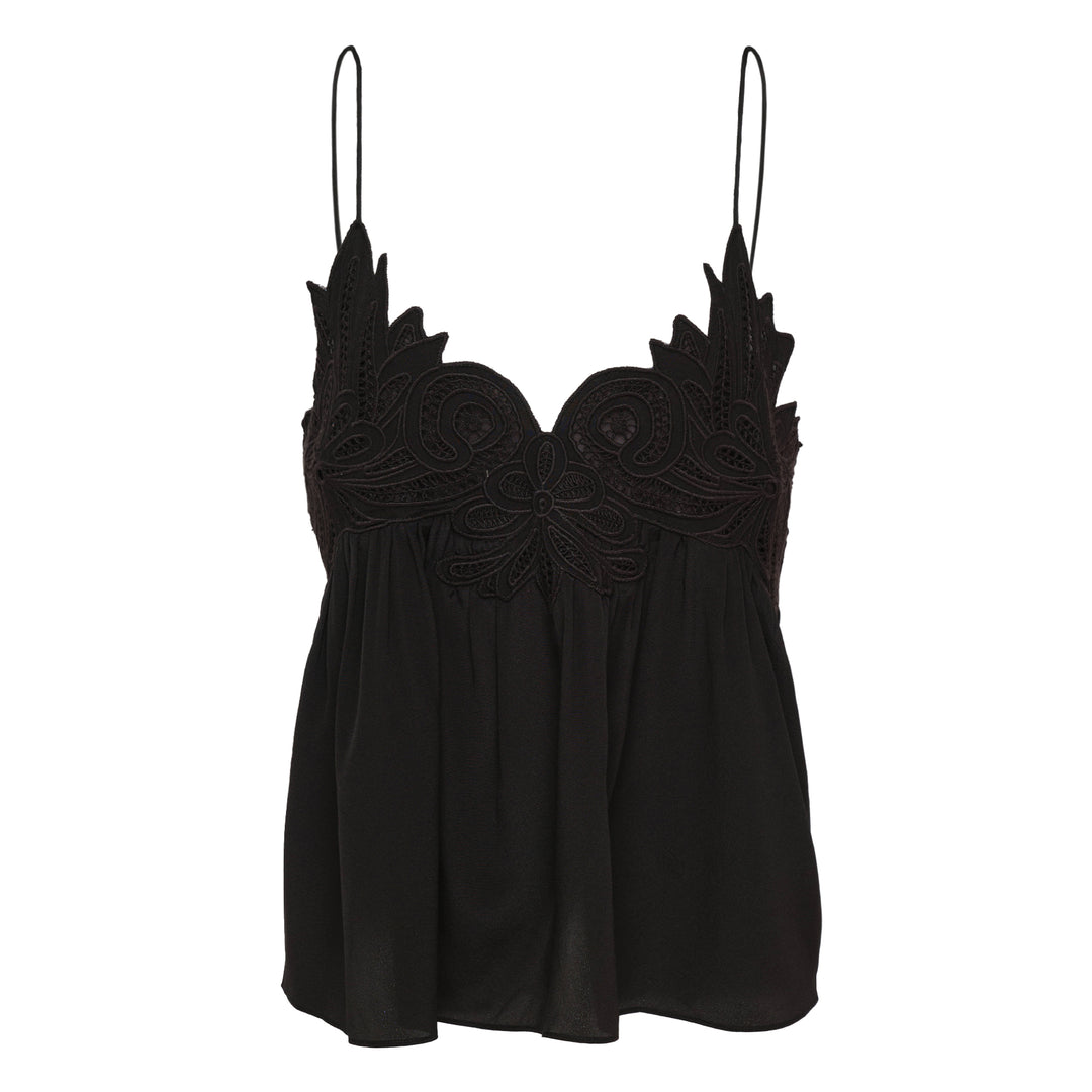 Ulla Johnson Rosie Lace Applique Tank Top – Available at Club 21, Official Retailer in Singapore, Malaysia & Thailand with Global Shipping Online