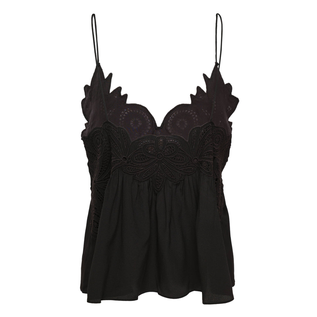 Ulla Johnson Rosie Lace Applique Tank Top – Available at Club 21, Official Retailer in Singapore, Malaysia & Thailand with Global Shipping Online