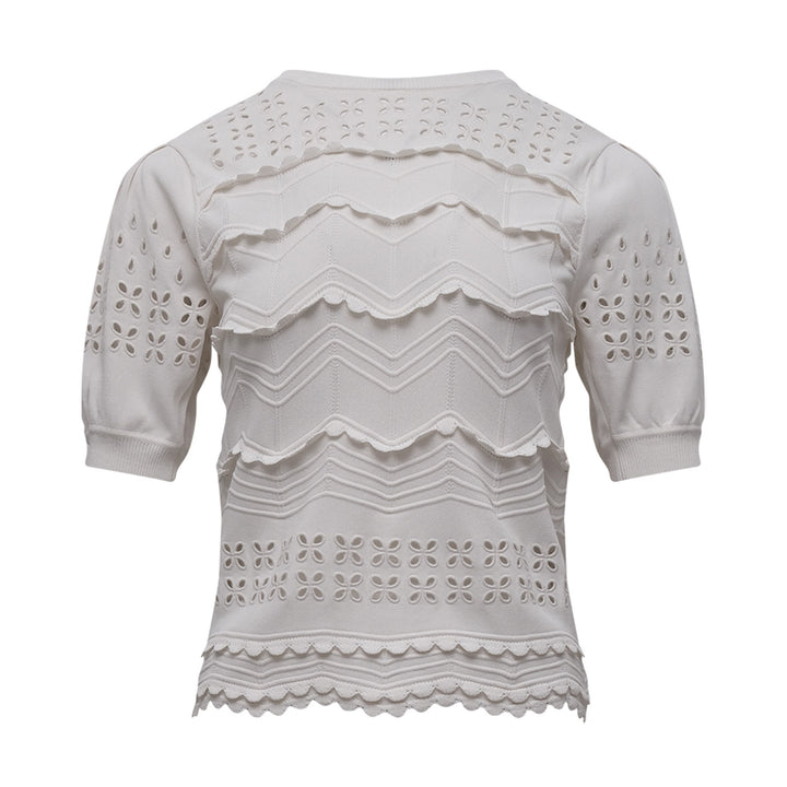 Ulla Johnson Marcelena Eyelet Knit Top – Available at Club 21, Official Retailer in Singapore, Malaysia & Thailand with Global Shipping Online