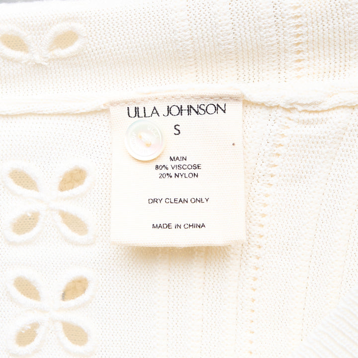 Ulla Johnson Abriana Eyelet Knit Cardigan – Available at Club 21, Official Retailer in Singapore, Malaysia & Thailand with Global Shipping Online