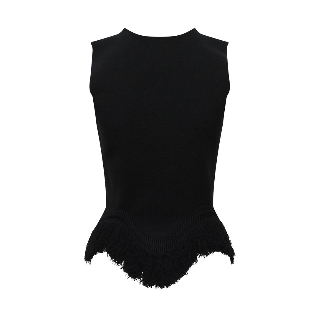 Ulla Johnson Sleeveless Knit Top with Fringe – Available at Club 21, Official Retailer in Singapore, Malaysia & Thailand with Global Shipping Online
