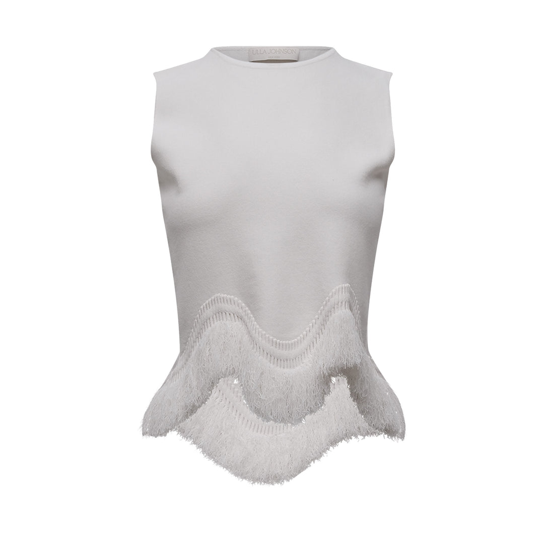 Ulla Johnson Sleeveless Knit Top with Fringe – Available at Club 21, Official Retailer in Singapore, Malaysia & Thailand with Global Shipping Online