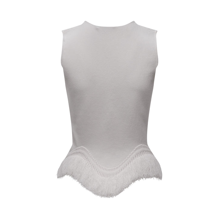 Ulla Johnson Sleeveless Knit Top with Fringe – Available at Club 21, Official Retailer in Singapore, Malaysia & Thailand with Global Shipping Online