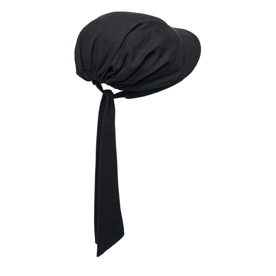 Linen Tie-Up Hat