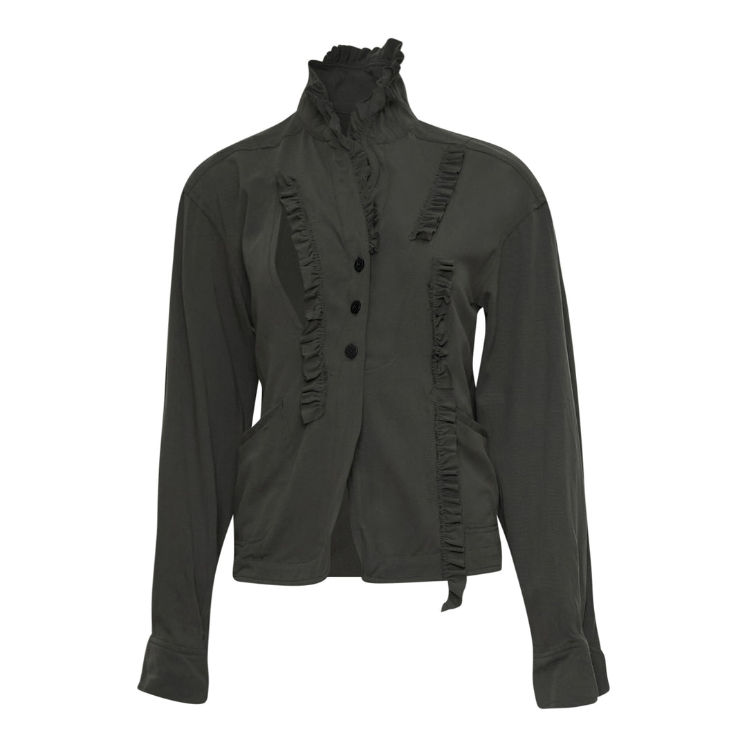 OPEN YY Slit Crinkled Jacket – Available at Club 21, Official Retailer in Singapore, Malaysia & Thailand with Global Shipping Online