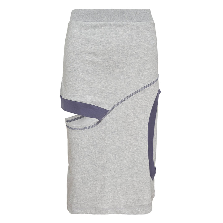 Color Block Panel Cutout Skirt