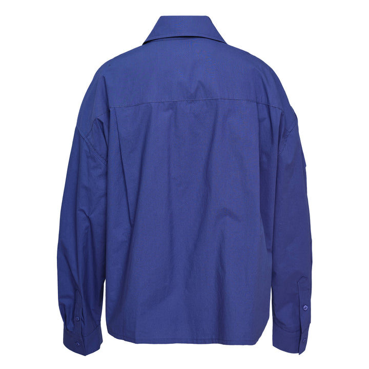 Cotton Bead Pocket Crop Shirt