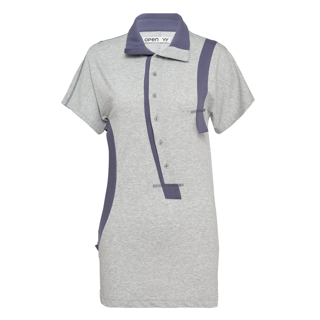 Curved Button Panel Tee