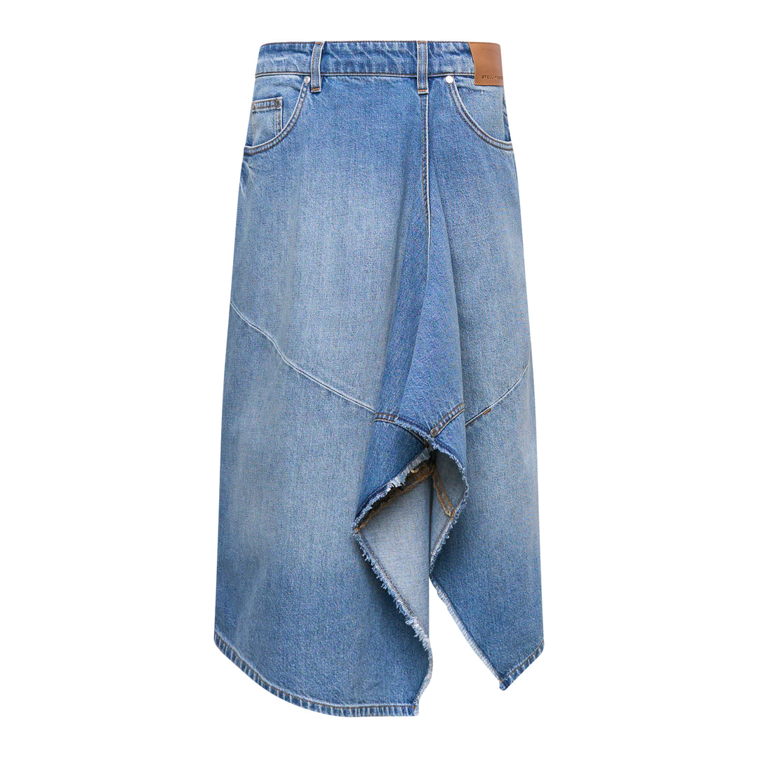 Stella McCartney Deconstructed Denim Skirt – Available at Club 21, Official Retailer in Singapore, Malaysia & Thailand with Global Shipping Online