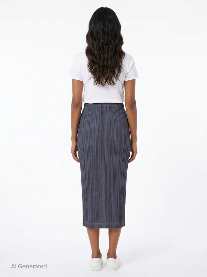 Cotton Denim | Pleats Please Issey Miyake | Club21 - back