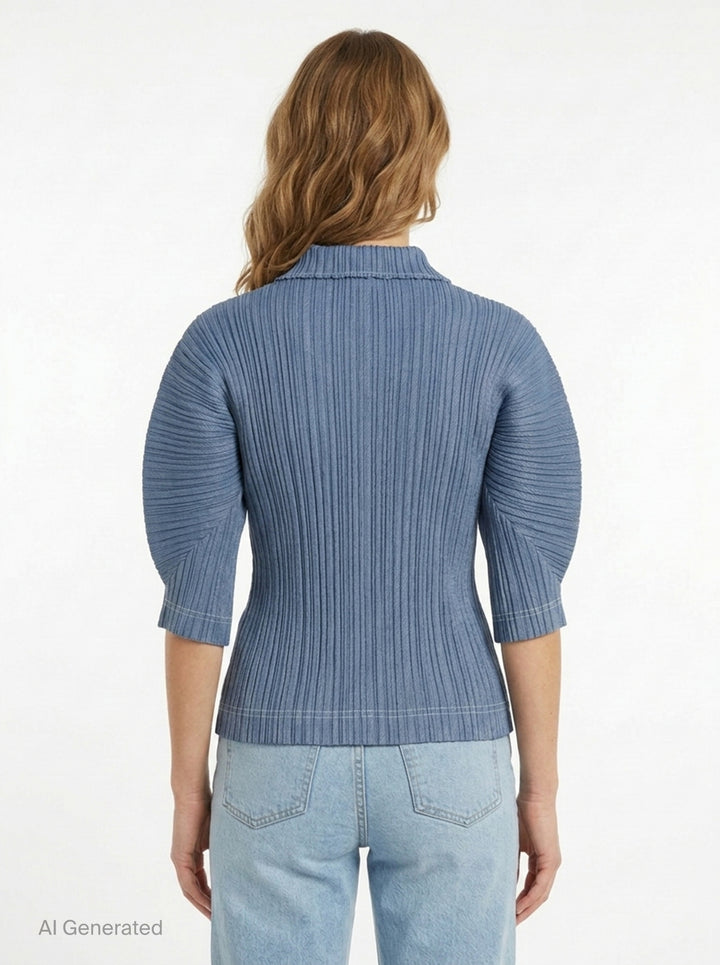 Cotton Denim | Pleats Please Issey Miyake | Club21 - back