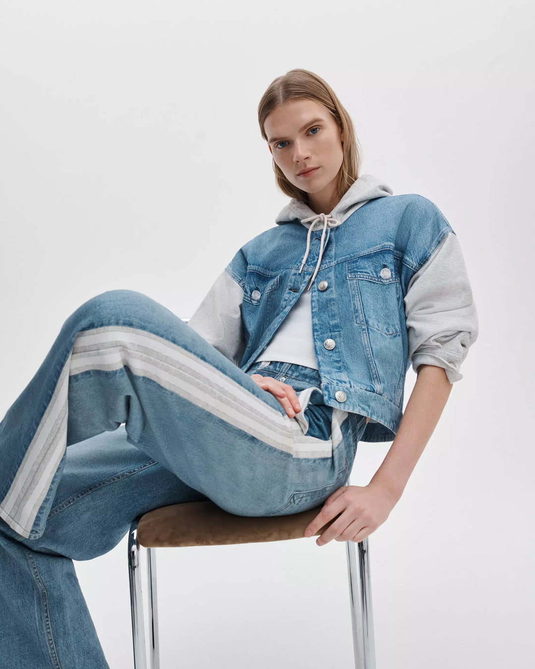 Miramar Terry Wide Leg Jeans