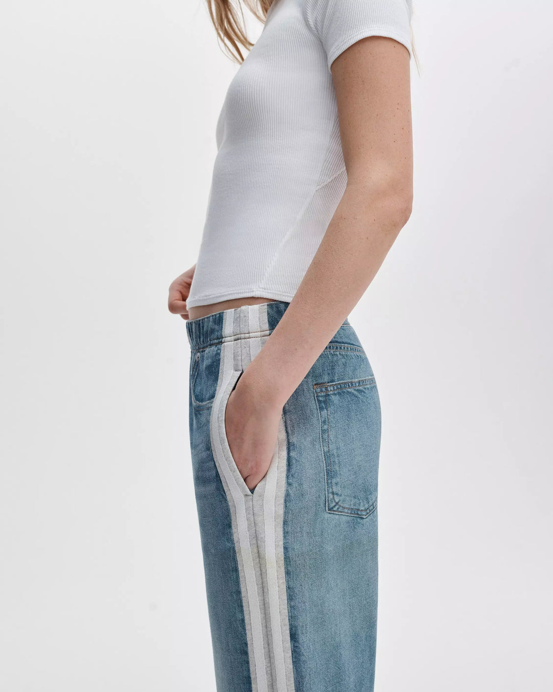 Miramar Terry Wide Leg Jeans