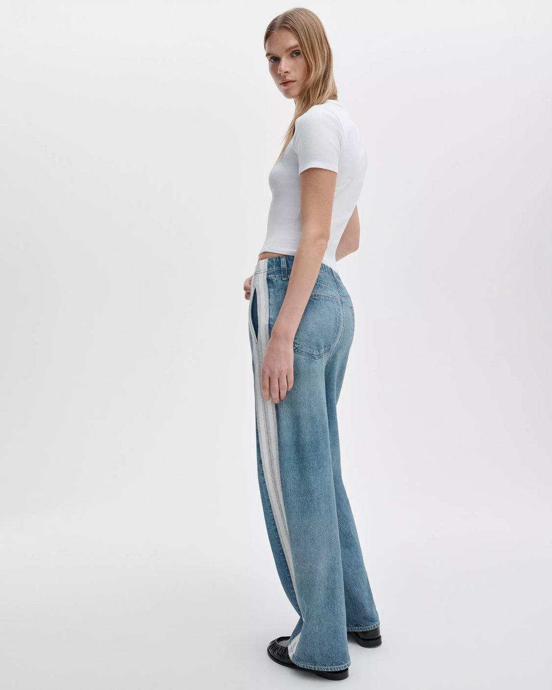 Miramar Terry Wide Leg Jeans