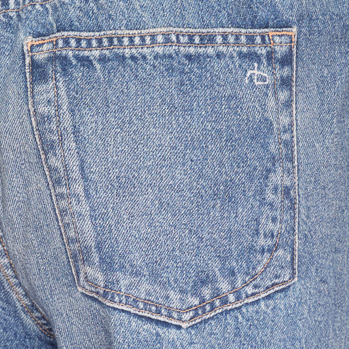 Side Stripe Wide Leg Jeans